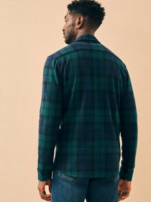 Mens - Legend  Sweater Shirt | Blackwatch Plaid