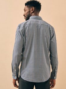 Mens - The Movement Shirt | Navy White Check