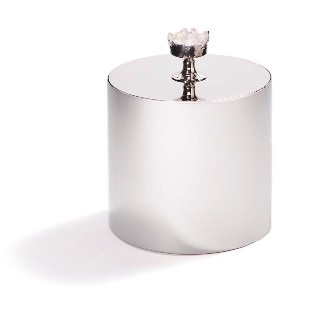 Hospitality Ice Bucket | Silver & Crystal | Single