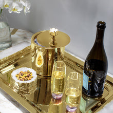 Hospitality Tray | Gold & Crystal | Single