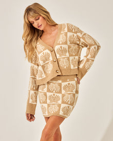 Shell Be There Skirt | Seashell Jacquard