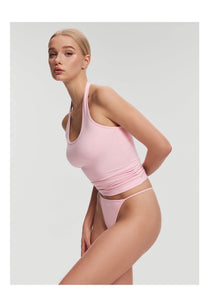 Halter Neck Tank Top | Ballet Pink