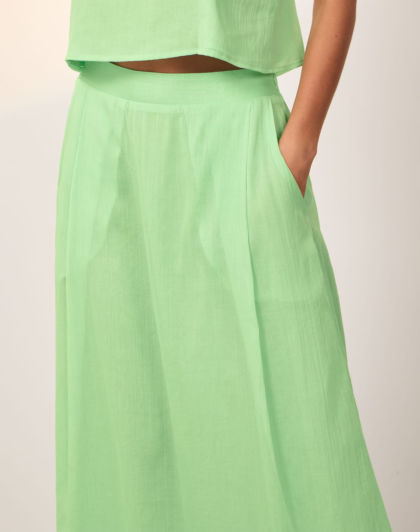 Harlow Long Skirt | Seaside