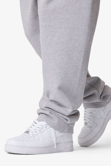 Heavy Basic Relaxed Sweatpants | Marled Grey
