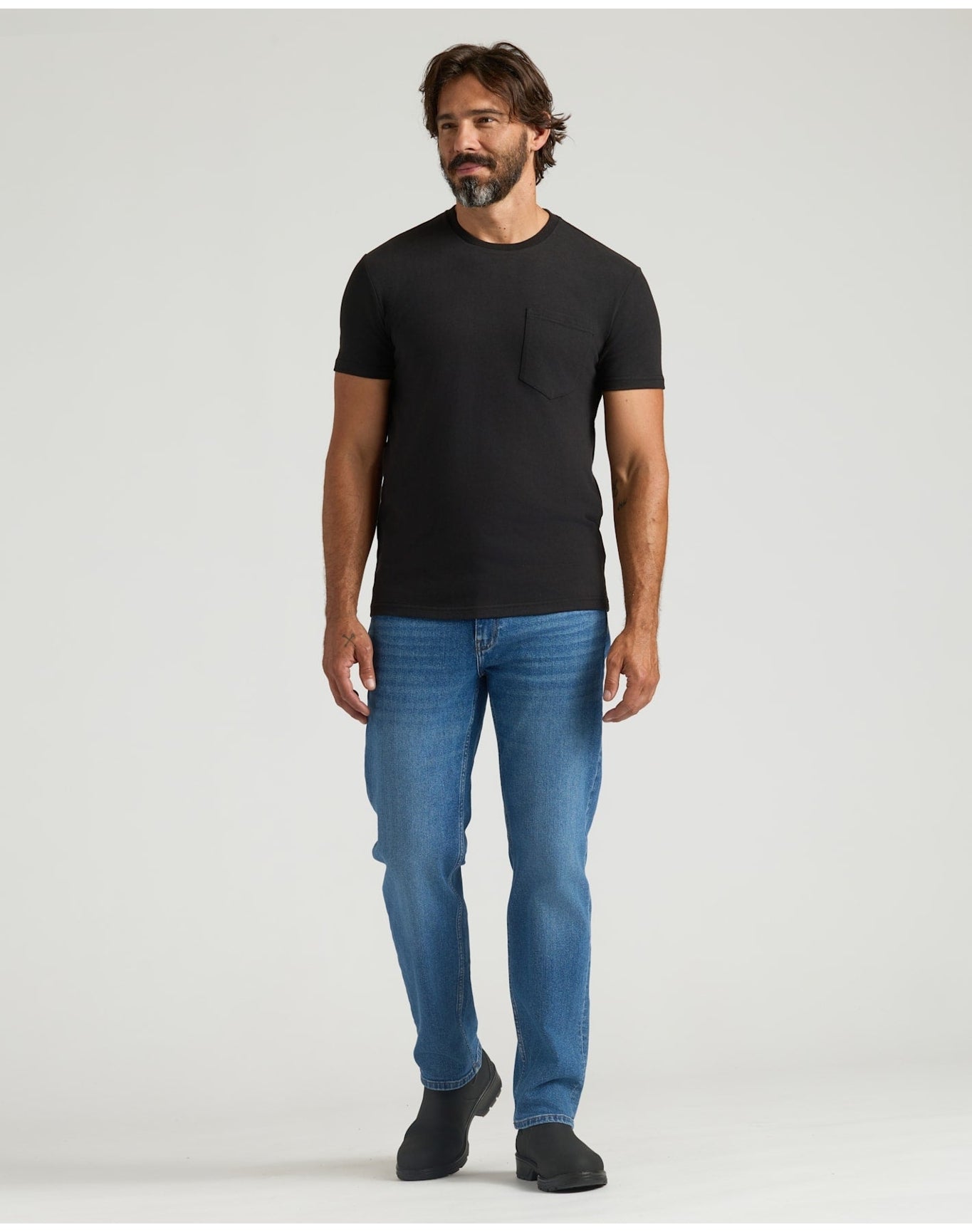 Heavyweight Pocket Crew | Black