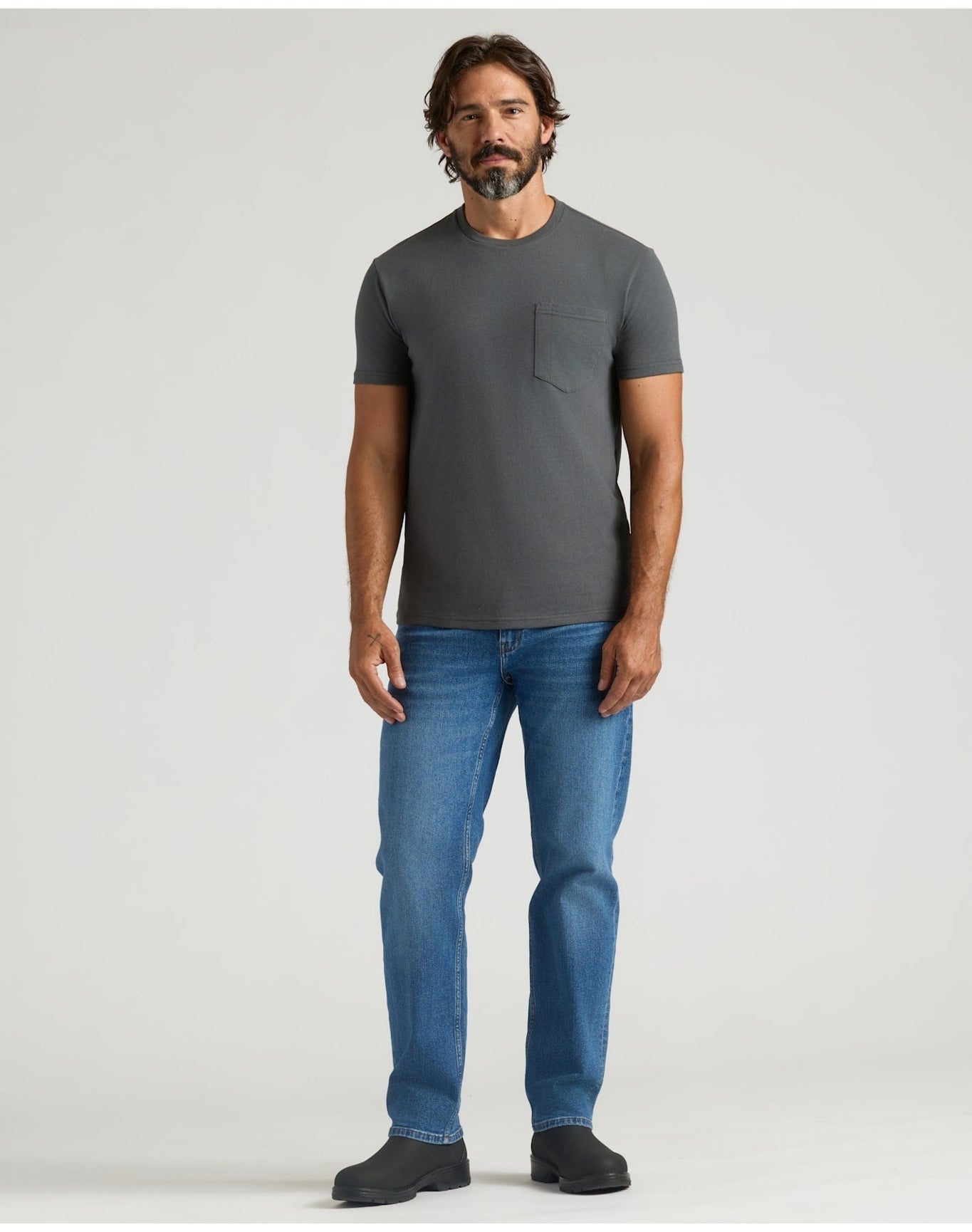 Heavyweight Pocket Crew | Carbon