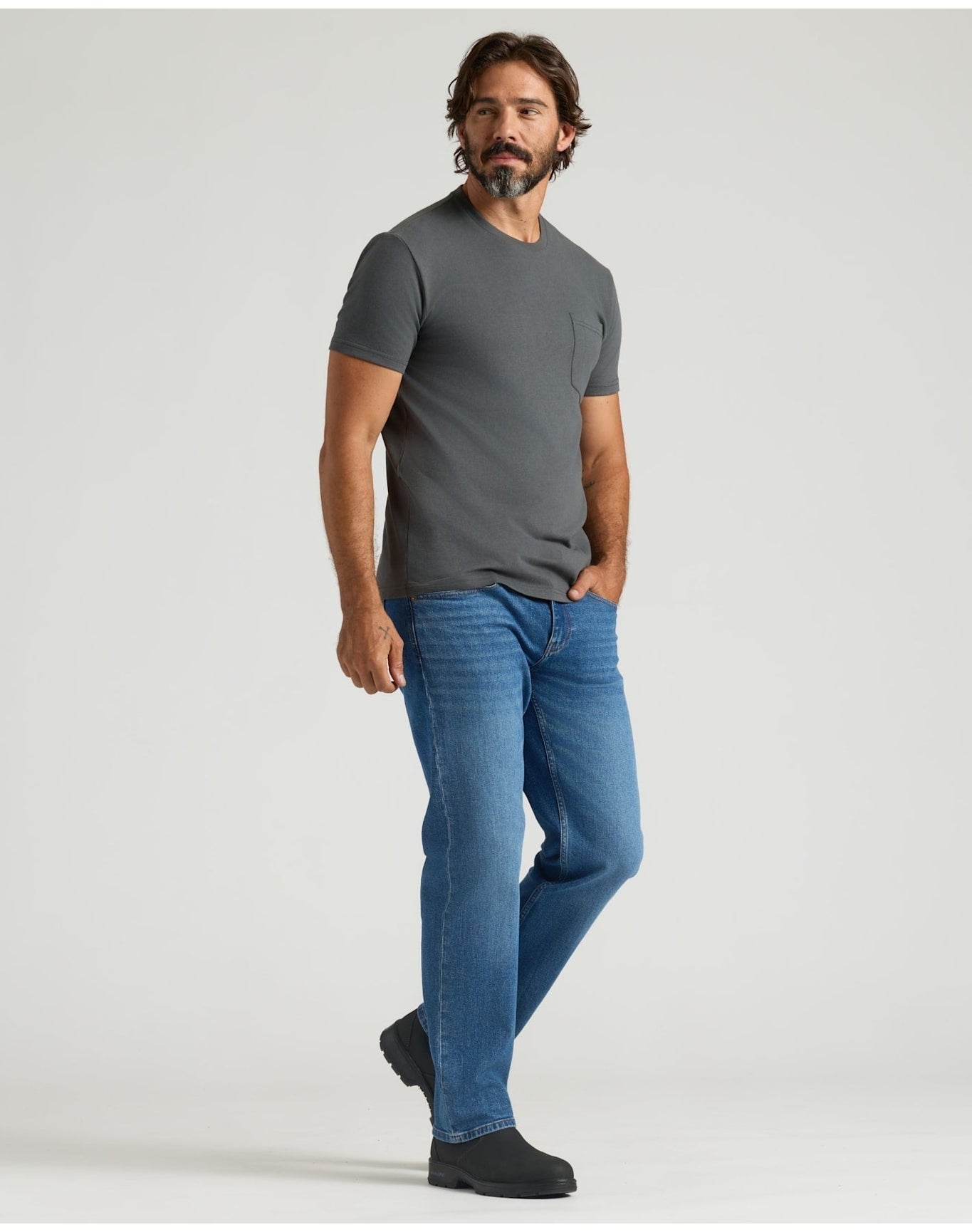 Heavyweight Pocket Crew | Carbon
