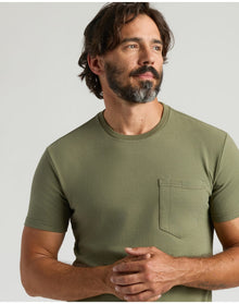 Heavyweight Pocket Crew | Military Green