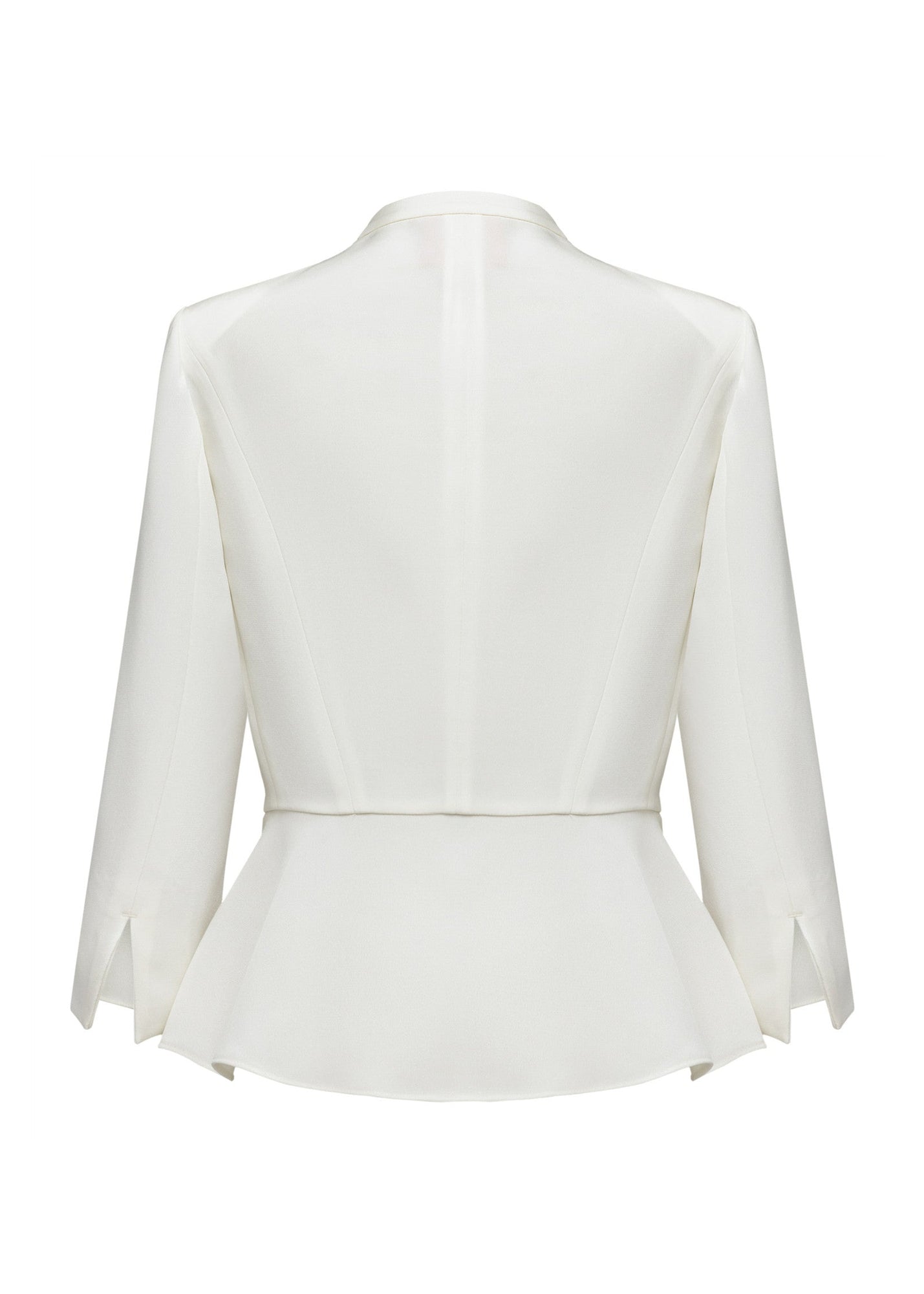 Heavyweight Silk Jacket | White