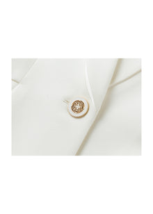 Heavyweight Silk Jacket | White