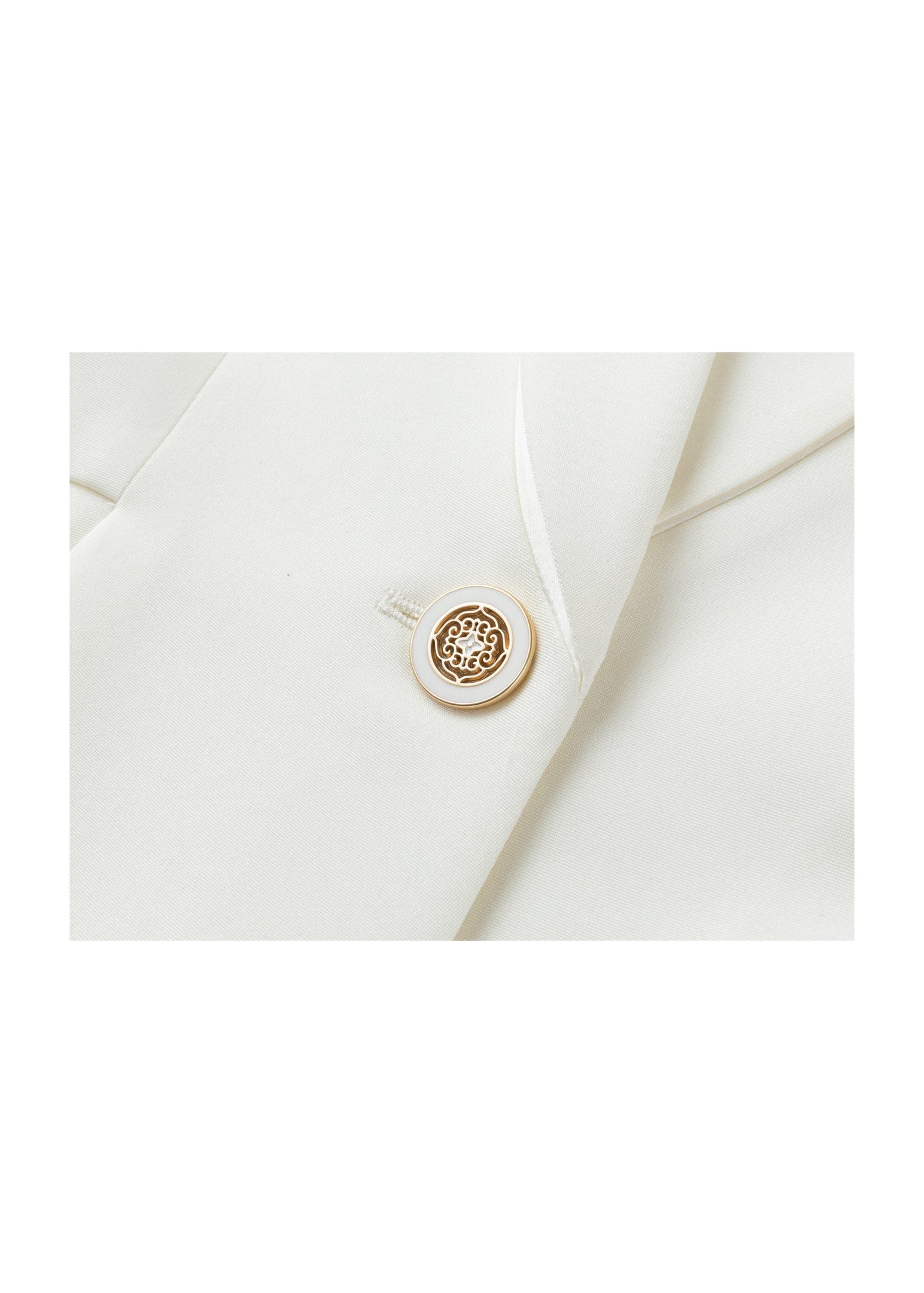 Heavyweight Silk Jacket | White