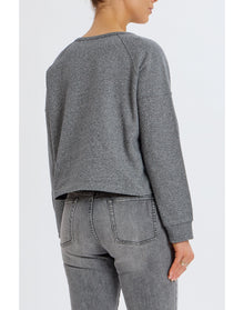 Henley Sweatshirt | Heather Gray