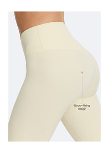 High-Waisted Bike Shorts | Butter Yellow