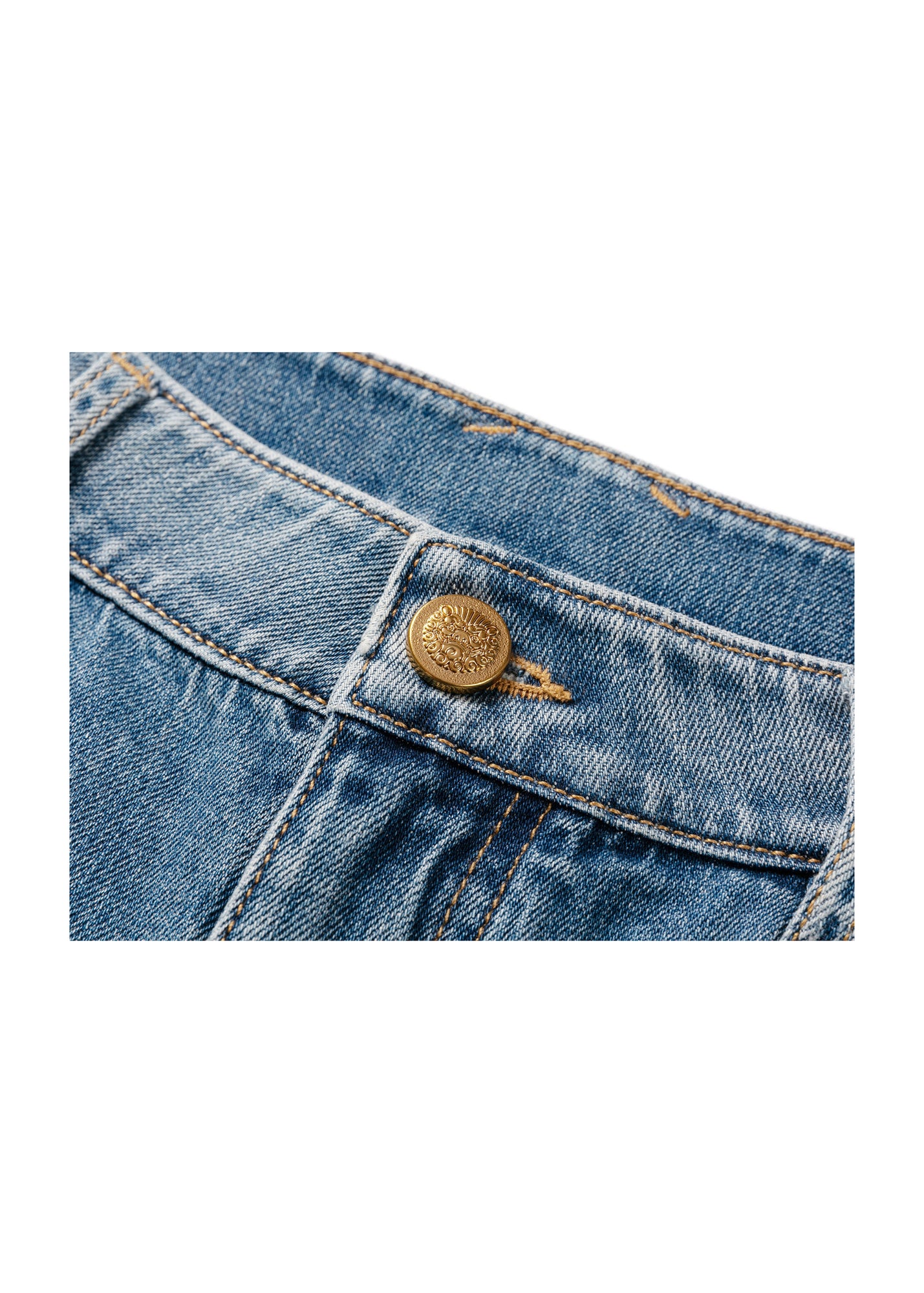 High-Waisted Flared Jeans | Blue