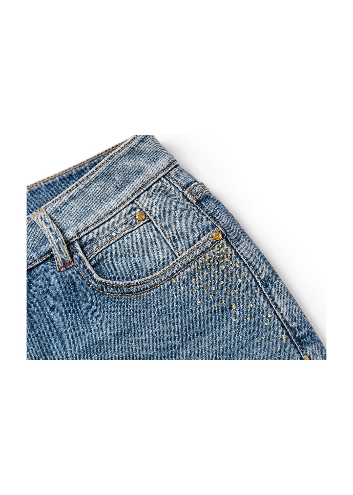 High-Waisted Flared Jeans | Blue