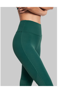 High-Waisted Impact Mesh Leggings | Dark Moss