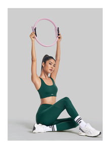High-Waisted Impact Mesh Leggings | Dark Moss