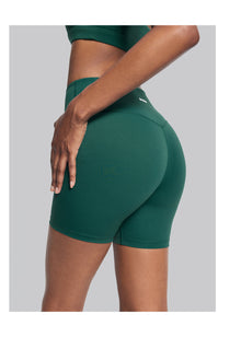 High-Waisted Impact Mesh Shorts | Dark Moss