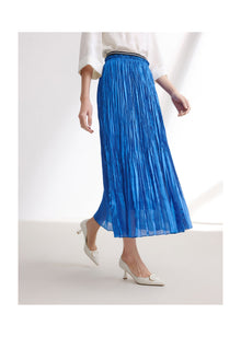 High-Waisted Skirt | Blue