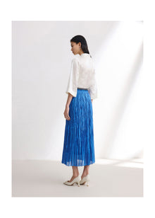 High-Waisted Skirt | Blue