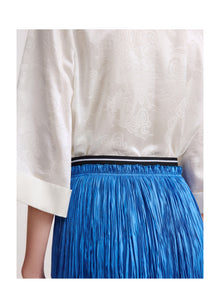 High-Waisted Skirt | Blue