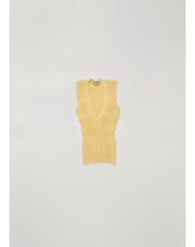 Holner | Sleeveless V-Neck | Yellow