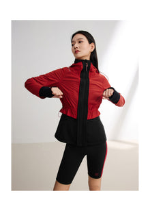 Hooded Sports Jacket | Red