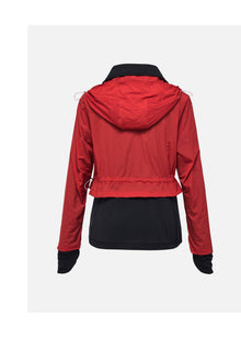 Hooded Sports Jacket | Red