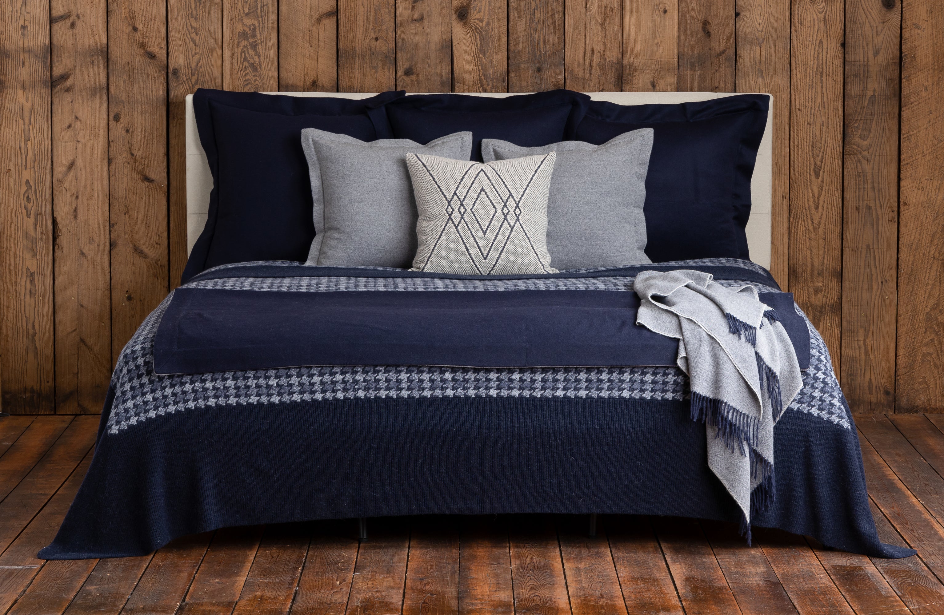 Home | Big Sky Bed Blanket | Denim Blue