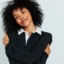 Modal Rugby Pullover | Black