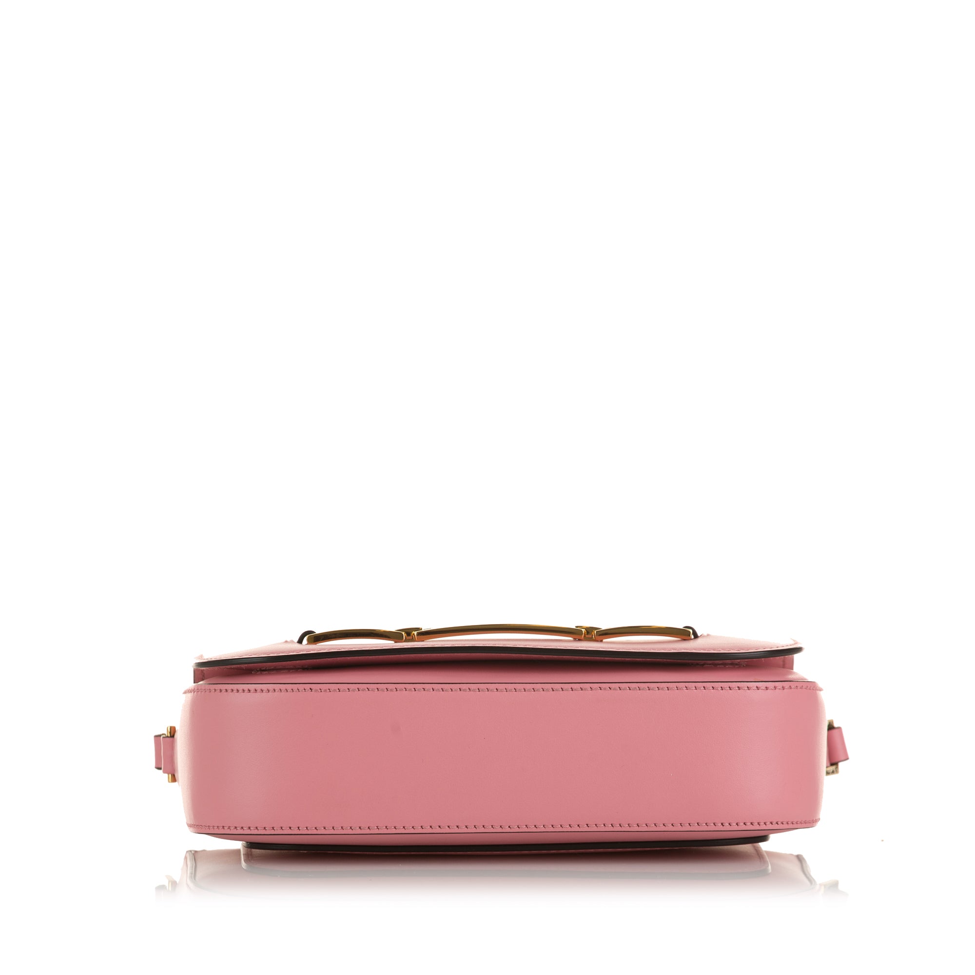 Prada Pre-Owned Glace Calf Etiquette Crossbody | Women | Pink