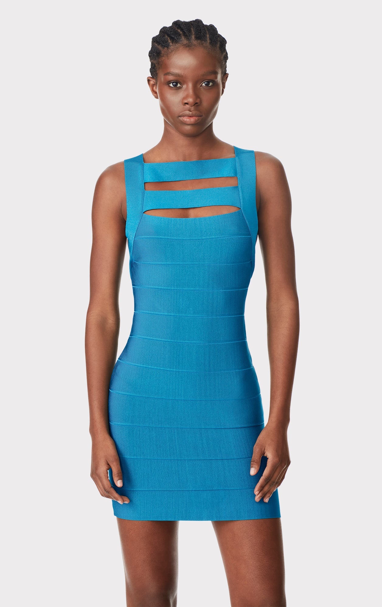 Icon Strappy Mini Dress | Teal