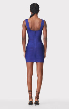 Icon Strappy Sweetheart Mini Dress | Iris