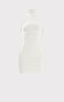 Icon Racer Mini Dress | Alabaster