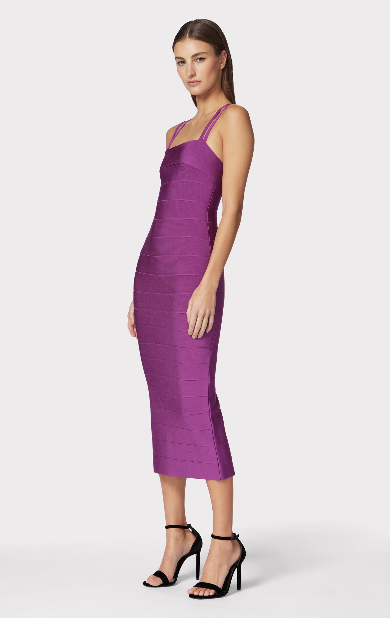 Icon Strappy Midi Dress | Mulberry