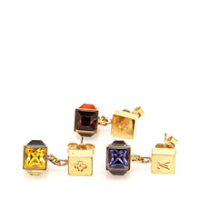 Louis Vuitton Pre-Owned Crystal Gamble Drop Earrings | Women | Gold