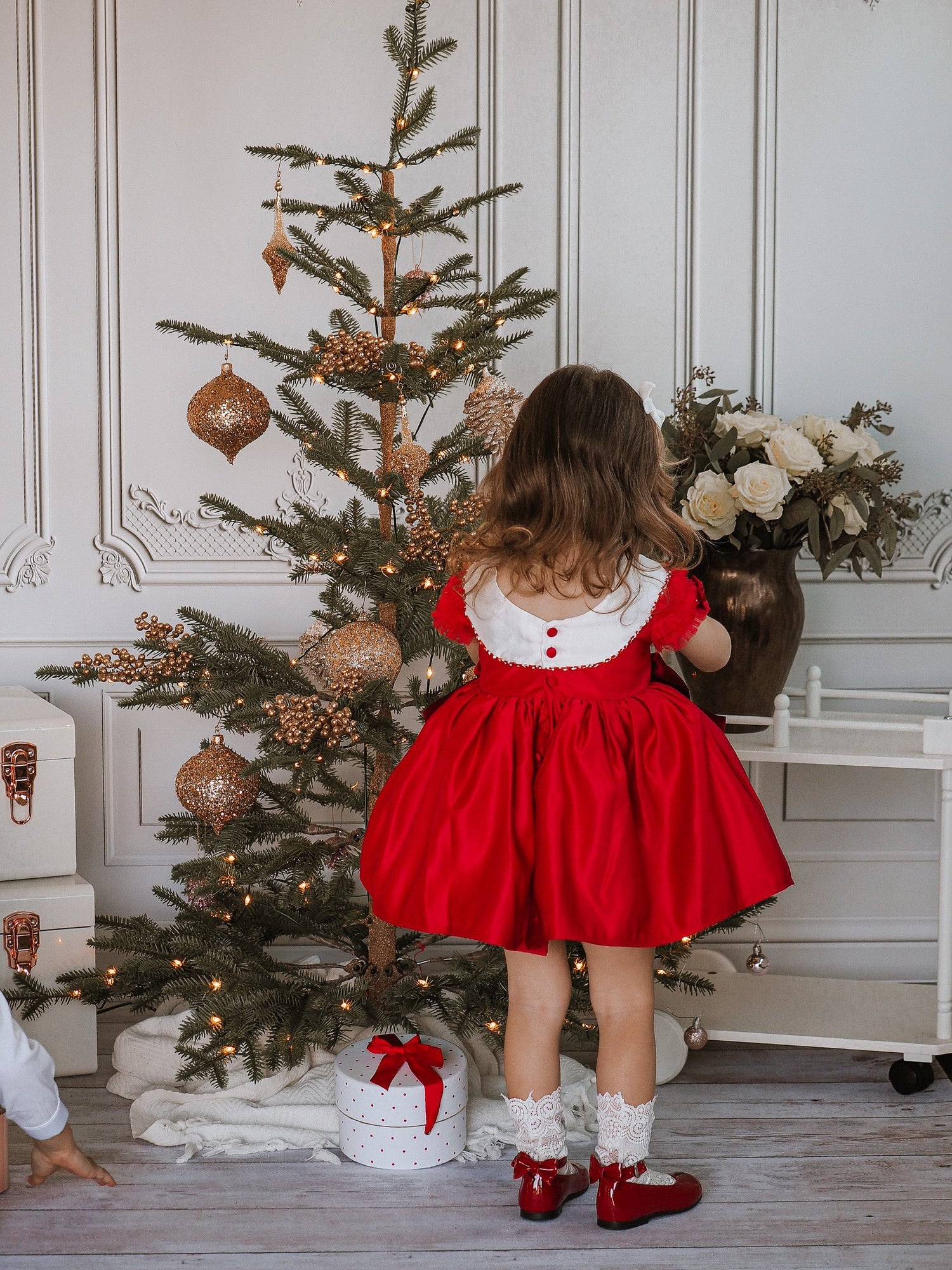 Holly Red Ceremony Dress - Petite Maison Kids