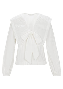Marietta Cape Blouse | Milk