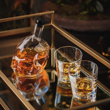 Memento Mori Whiskey Bottle | Clear Crystal