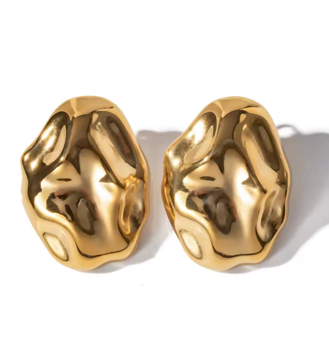 Sunny Clip-On Earrings | Gold