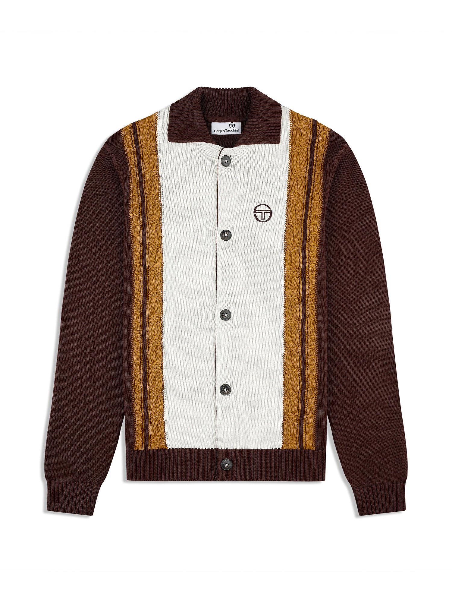 Men | Bruni Knit Cardigan | Bitter Chocolate