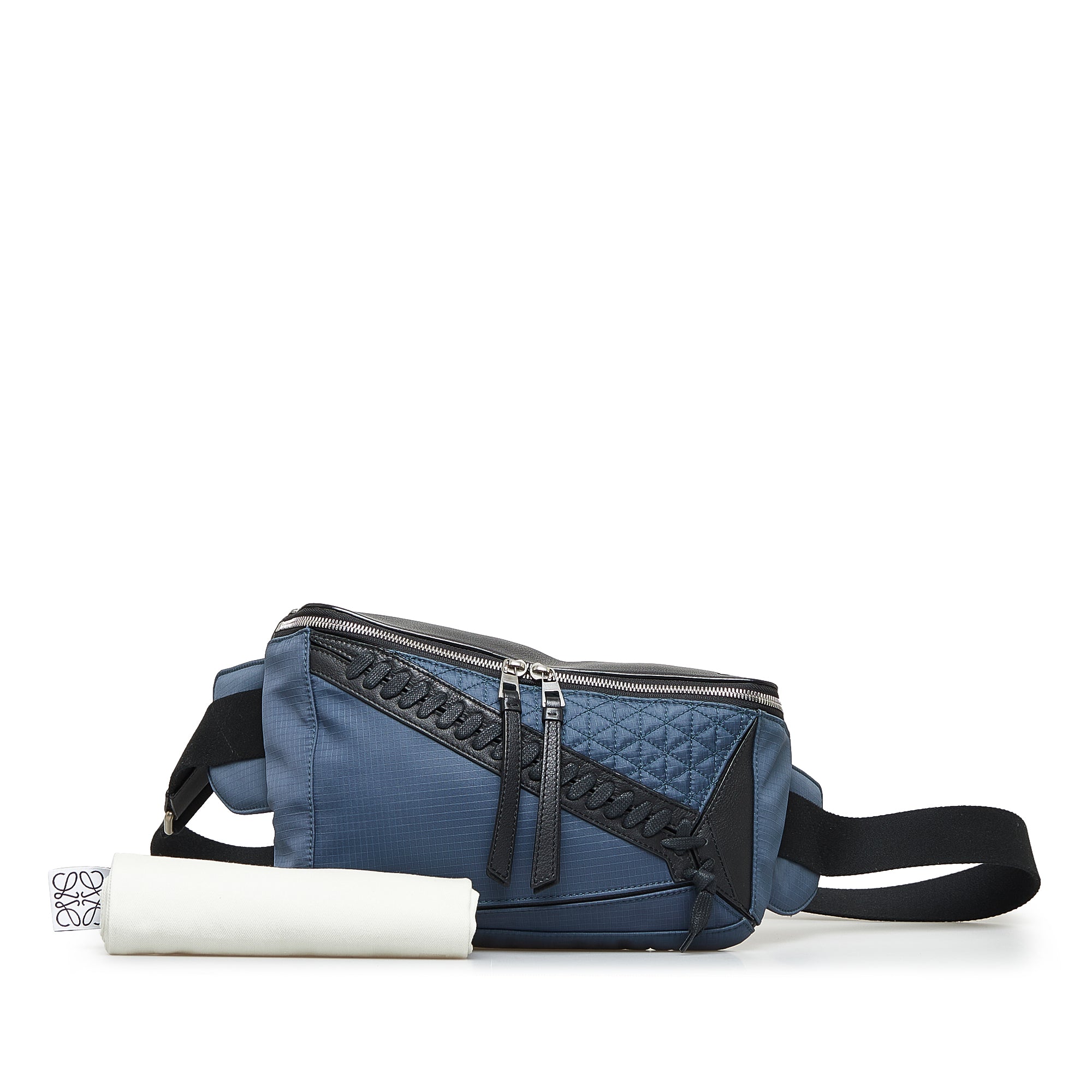 Loewe Pre-Owned Puzzle Belt Bag | Women | Blue x Navy