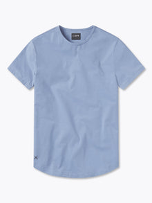 AO Curve-Hem Tee | Infinity Blue Signature-fit PYCA Pro