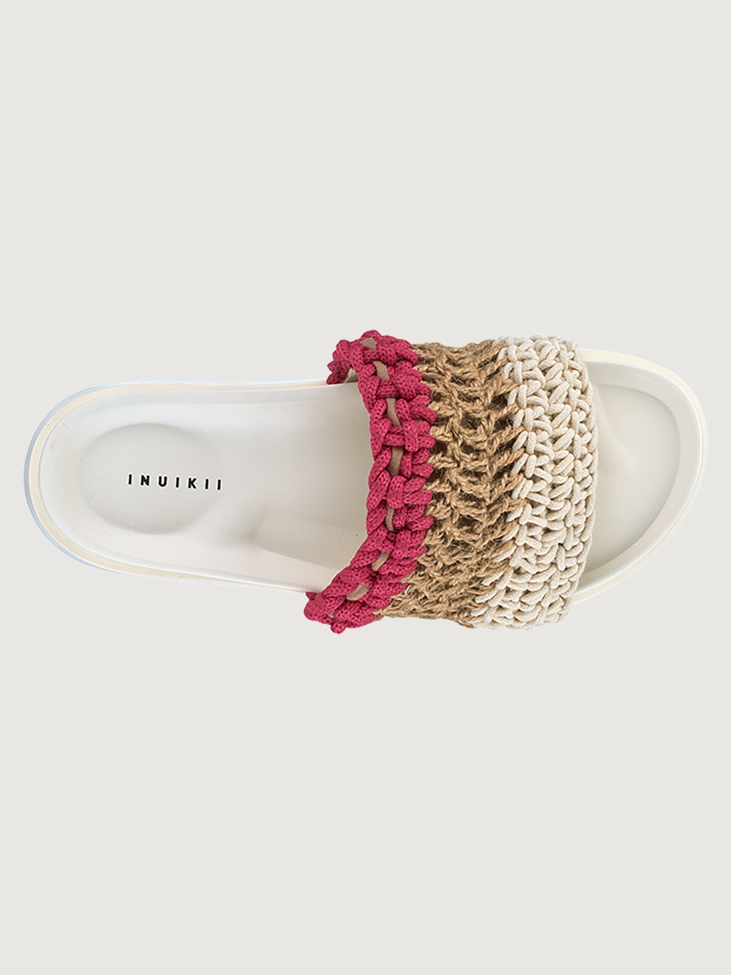 Inuikii | Loose Knitted Slide | Fuchsia