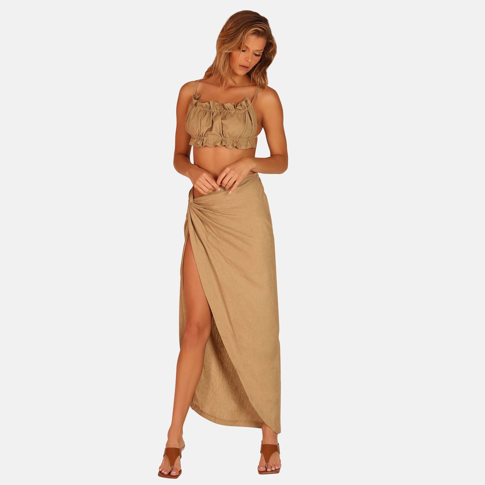 OW Collection IRIS Top Top 006 - Light Beige