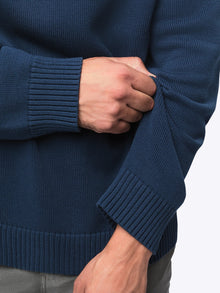Mens | Odyssey Classic-Fit Sweater Q-Zip | Iron Navy