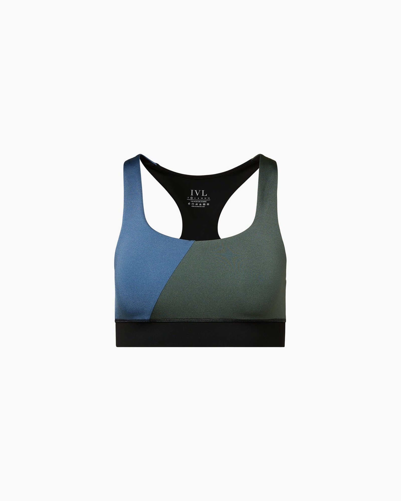 Shimmer Bra | Jet Black/Blue/Forest