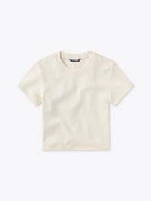 Womens | Tomboy Slim-Fit Tomboy-Cotton Tee Cropped | Ivory