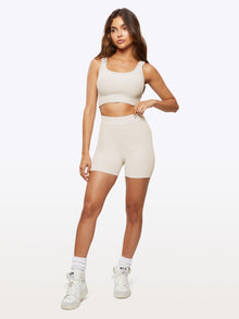 Womens | Coreflex Form-Fitting Bike Short | Ivory