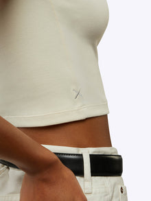 Womens | Tomboy Slim-Fit Tomboy-Cotton Tee Cropped | Ivory